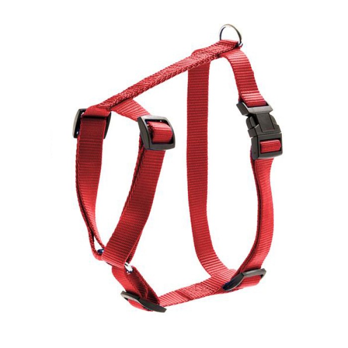 Flamingo  Art Sportiv Harness ФЛАМІНГО АРТ СПОРТИВ ХАРНЕС шлейка для собак, нейлон, 2,5 х65-100 см, червоний.